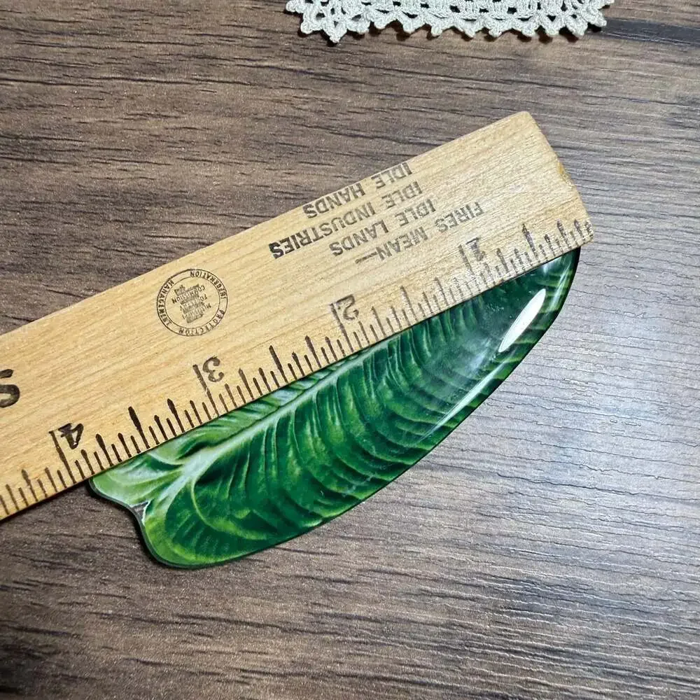 9pc Plant Leaf Shaped Fridge Magnets Decorative Refrigerator Magnets